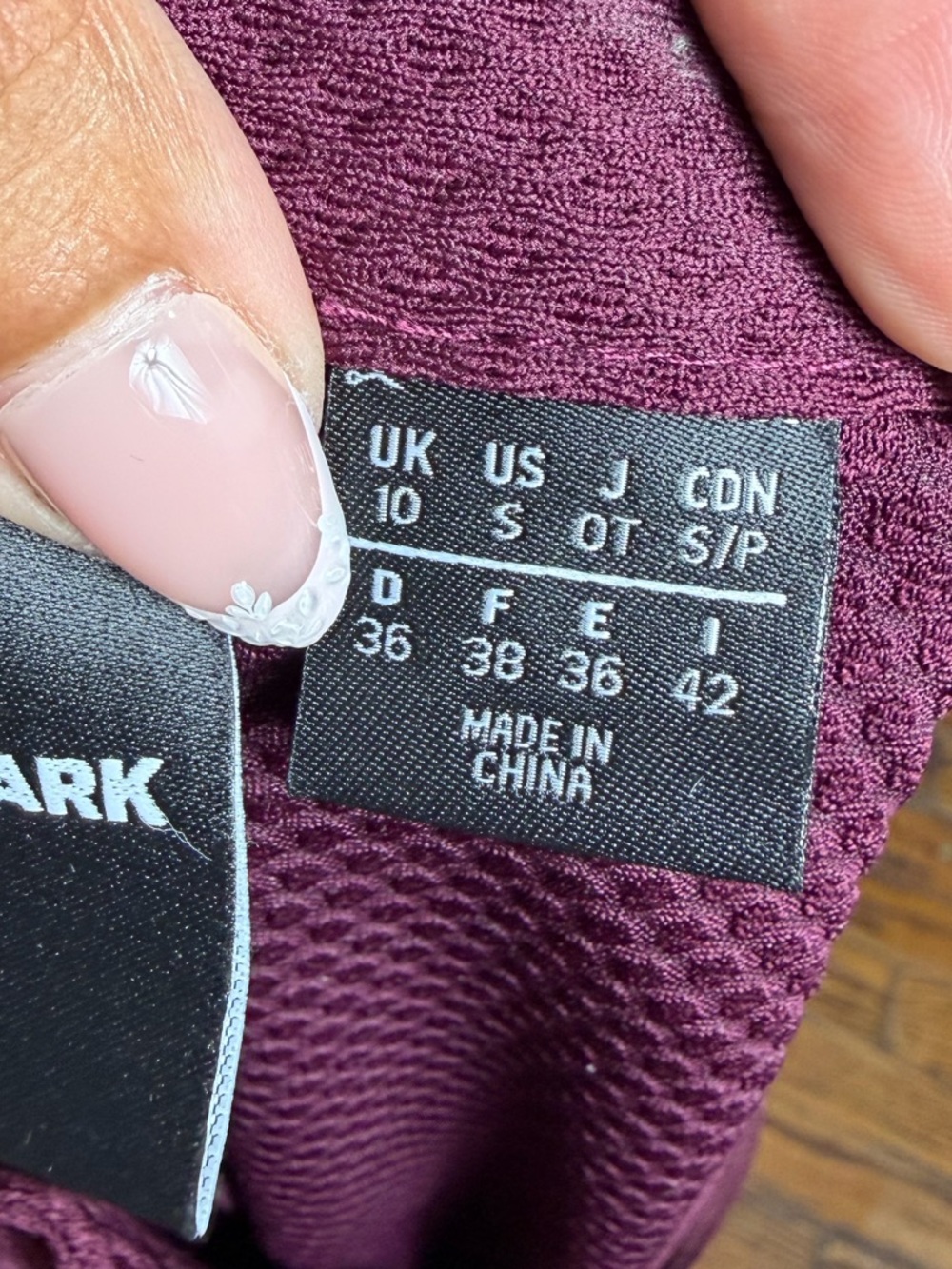 Adidas x Ivy Park Maroon Asymmetric Dress - Picture 5 of 7